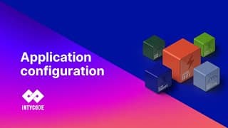 Application configuration