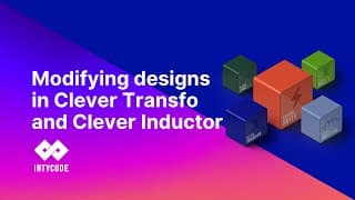 Modification of designs – Transformer and Inductor Modules